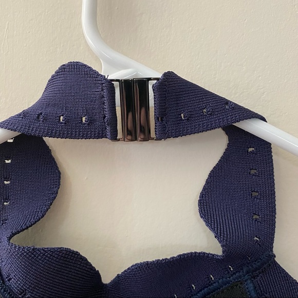 ✨8x HP✨Herve Leger Scallop Edge Mini Dress NWT - Picture 9 of 10